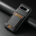 For Google Pixel 6 Suteni H03 Oil Wax Leather Wallet Stand Back Phone Case(Black)