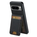 For Google Pixel 6 Suteni H03 Litchi Leather Card Bag Stand Back Phone Case(Black)