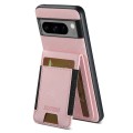 For Google Pixel 6 Suteni H03 Litchi Leather Card Bag Stand Back Phone Case(Pink)