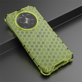 For Realme 12 Pro+ Shockproof Honeycomb Phone Case(Green)