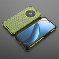 For Realme 12 Pro+ Shockproof Honeycomb Phone Case(Green)