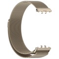 For Samsung Galaxy Fit 3 Milanese Metal Steel Mesh Watch Band(Starlight)