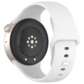 For vivo Watch 3 / iQOO Watch Solid Color Silicone Watch Band(White)