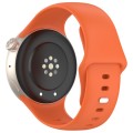 For vivo Watch 3 / iQOO Watch Solid Color Silicone Watch Band(Orange)
