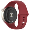 For vivo Watch 3 / iQOO Watch Solid Color Silicone Watch Band(Red)