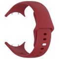 For vivo Watch 3 / iQOO Watch Solid Color Silicone Watch Band(Red)