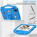 For T-Iobile REVVL Tab 10.36 2023 Handle Kickstand Children EVA Shockproof Tablet Case(Sky Blue)