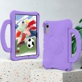 For Xiaomi Redmi Pad SE 11 2023 Handle Football Shaped EVA Shockproof Tablet Case(Light Purple)