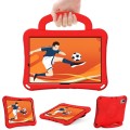 For Xiaomi Redmi Pad SE 11 2023 Handle Football Shaped EVA Shockproof Tablet Case(Red)