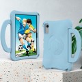 For Xiaomi Redmi Pad SE 11 2023 Handle Football Shaped EVA Shockproof Tablet Case(Light Blue)