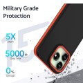 For ZTE Axon 50 Lite Dual-Color Shockproof TPU Phone Case(Red)