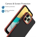 For ZTE Axon 50 Lite Dual-Color Shockproof TPU Phone Case(Red)
