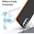 For Samsung Galaxy A15 5G Dual-Color Shockproof TPU Phone Case(Blue)