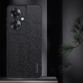 For OPPO Reno11 F Tree Bark Leather Shockproof Phone Case(Grey)