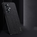 For OPPO Reno11 F Tree Bark Leather Shockproof Phone Case(Grey)
