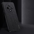 For OPPO A3 Pro Tree Bark Leather Shockproof Phone Case(Black)