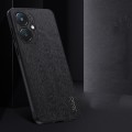 For Xiaomi Redmi 13C 5G Tree Bark Leather Shockproof Phone Case(Black)