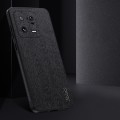 For Xiaomi 13 Pro Tree Bark Leather Shockproof Phone Case(Black)
