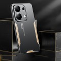 For Xiaomi Redmi Note 13 Pro 4G Blade Series TPU Hybrid Metal Phone Case(Gold)