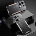 For Xiaomi Redmi Note 13 Pro 4G Blade Series TPU Hybrid Metal Phone Case(Silver)