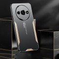 For Xiaomi Redmi A3 4G Blade Series TPU Hybrid Metal Phone Case(Gold)