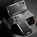 For Xiaomi Mix 4 Blade Series TPU Hybrid Metal Phone Case(Gold)