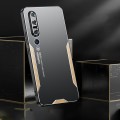 For Xiaomi Mi 10 Pro Blade Series TPU Hybrid Metal Phone Case(Gold)