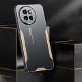 For Xiaomi Civi 4 Pro Blade Series TPU Hybrid Metal Phone Case(Gold)