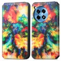 For OnePlus 12R CaseNeo Colorful Magnetic Leather Phone Case(Colorful Cloud)