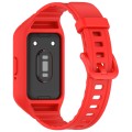 For Samsung Galaxy Fit 3 Integrated TPU Watch Band(Red)