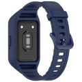 For Samsung Galaxy Fit 3 Integrated TPU Watch Band(Dark Blue)