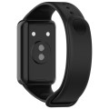 For Honor Band 9 Solid Color TPU Watch Band(Black)