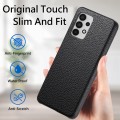 For Samsung Galaxy A32 4G Litchi Oil Edge Leather Back Phone Case(Black)