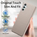 For Samsung Galaxy A34 Litchi Oil Edge Leather Back Phone Case(Khaki)