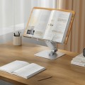 BG-2VB Adjustable Laptop Holder Hands-Free 360 Degrees Rotating Book Stand for Reading