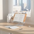 BG-2S Height Adjustable Laptop Holder  ABS + Aluminum Alloy Desktop Book Stand for Reading