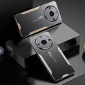 For  Realme 11 Pro+ Blade Series TPU Hybrid Metal Phone Case(Blue)