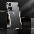 For Realme GT Neo5 SE Blade Series TPU Hybrid Metal Phone Case(Gold)