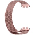 For Honor Band 9 Milan Magnetic Steel Mesh Watch Band(Pink)