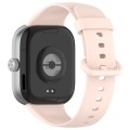 For Xiaomi  Mi Band 8 Pro Solid Color Colorful Buckle Silicone Watch Band(Light Pink)