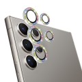 For Samsung Galaxy S24 Ultra 5G NORTHJO Camera Lens Bling Glitter Metal Ring Tempered Glass Film(Col