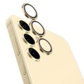 For Samsung Galaxy S24 5G NORTHJO Camera LensCD Vein Metal Ring Tempered Glass Film(Gold)