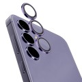 For Samsung Galaxy S24 5G NORTHJO Camera LensCD Vein Metal Ring Tempered Glass Film(Purple)