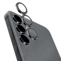 For Samsung Galaxy S24+ 5G NORTHJO Camera LensCD Vein Metal Ring Tempered Glass Film(Black)