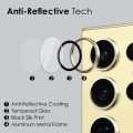 For Samsung Galaxy S24 Ultra 5G NORTHJO Camera LensCD Vein Metal Ring Tempered Glass Film(Gold)