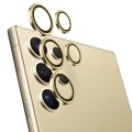 For Samsung Galaxy S24 Ultra 5G NORTHJO Camera LensCD Vein Metal Ring Tempered Glass Film(Gold)