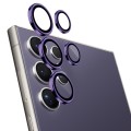 For Samsung Galaxy S24 Ultra 5G NORTHJO Camera LensCD Vein Metal Ring Tempered Glass Film(Purple)