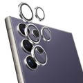 For Samsung Galaxy S24 Ultra 5G NORTHJO Camera LensCD Vein Metal Ring Tempered Glass Film(Silver)