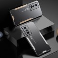 For vivo X70 5G Blade Series TPU Hybrid Metal Phone Case(Gold)