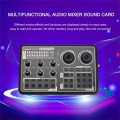 SK600 Multifunctional Live Sound Card Professional Audio Mixer